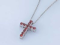 Подвеска из серебра с гранатами э0606пд11200480