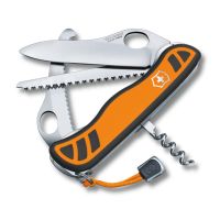 Складной нож Victorinox Hunter XT One Hand, сталь X50CrMoV15, рукоять нейлон, оранжево-черный