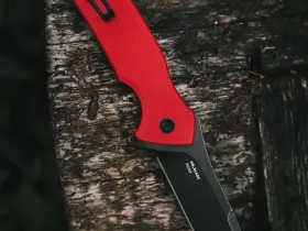 Складной нож Mr.Blade Hellcat blackwash сталь VG-10, рукоять Red G10