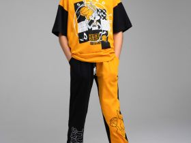 Комплект трикотажный для мальчиков: фуфайка (футболка), брюки