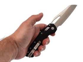 Складной нож Microtech MSI, сталь M390MK Tri-Grip Polymer, 210T-10PMBK