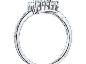 Классическое кольцо из белого золота э0912кц10220016_white