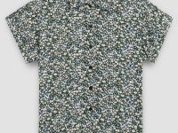 Блузка с коротким рукавом и отложным воротником