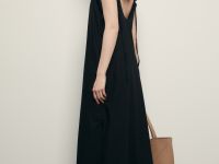 Сарафан макси из конопляной ткани с хлопком