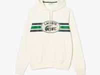 Мужское худи Lacoste свободного кроя из хлопка