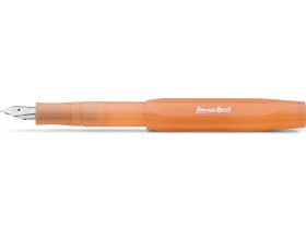 Ручка перьевая Kaweco CLASSIC FROSTED Sport EF 0,5 мм, чернила синие, корпус мандариновый
