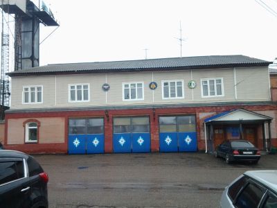 Пожарное депо (камень, дерево)