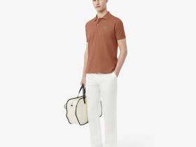 Мужское поло Lacoste L1212 классического кроя