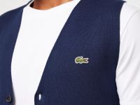 Мужская хлопковая жилетка Lacoste классического кроя