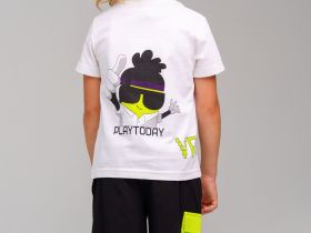 Комплект трикотажный для мальчиков: фуфайка (футболка), шорты