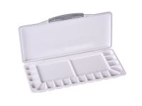 Палитра-пенал прямоугольная ХоББитания, 20 углублений, размер в сложенном виде 26х12х2 см