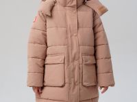 Пальто текстильное с полиуретановым покрытием для девочек