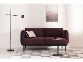 Диван прямой Сорен Велюр Бордовый