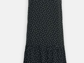 Сарафан силуэта трапеция с принтом в горошек