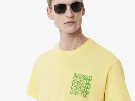 Мужская футболка Lacoste из органического хлопка