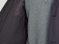 Полупальто утепленное с воротником-стойкой