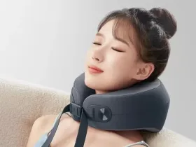 Электрический массажер для шеи Xiaomi Mijia Cervical Massager (MJNKAM01SKS) (серый)