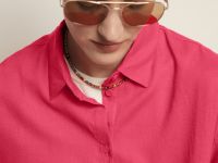 Базовая рубашка из льна и вискозы