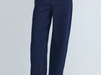 Джинсы Barrel с высокой посадкой, Синий