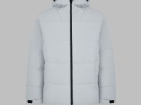 Стеганая куртка с капюшоном