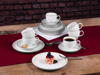 Seltmann Weiden Кофейный сервиз 18 предметов Black Line Lido Seltmann