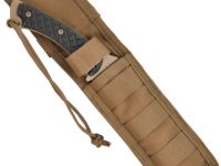 Нож с фиксированным клинком Spartan Blades Horkos, сталь CPM-S35VN Flat Dark Earth, рукоять черная микарта, чехол песочный