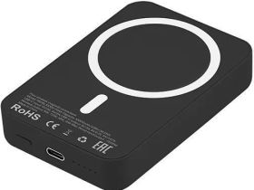 Внешний аккумулятор uBear Flow MagSafe, 10000mAh черный