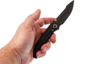 Складной нож WE Knife Ryson, сталь M390, рукоять титан, черный