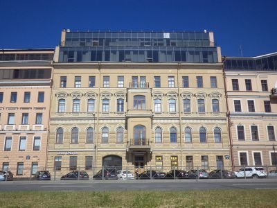 Дом с примыкающими флигелями Нижегородского торгового дома Е.Башкирова с сыновьями
