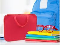 Папка с ручками ArtSpace "Красная" А4, полиэстер, на молнии, 20 мм