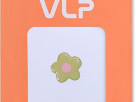 Наклейка VLP 3D зелёный цветок