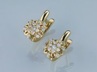 Серьги из желтого золота э0312сг10170800
