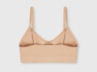 Базовый топ с вкладышами, Бежевый