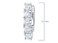 Серьги из белого золота э4712сг08200919