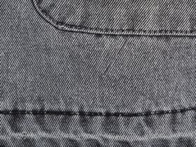 Джинсовая короткая юбка для девочек, Серый