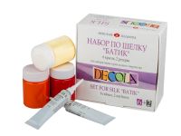 Набор акрила по шелку "Decola" Батик 6 цв +2 контура