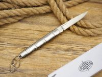 Складной нож-брелок Витязь B5240, сталь 65Х13, рукоять сталь