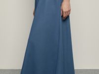 Юбка изо льна и хлопка