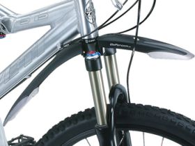Крыло для велосипеда переднее Topeak DeFender M1 26" (черный 26")