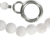 Шнурок Krutoff Бусы для телефона и ключей 1.1m White