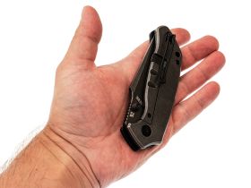 Нож Barmaley Knives Seadevil, сталь D2, рукоять G10/сталь, черный
