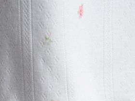 Майка пижамная из трикотажа пуантель, Белый