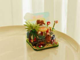 GK003 Конструктор Капибары в кемпинге