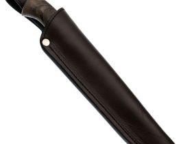 Нож Финка, сталь N690, рукоять кап клена