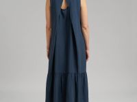 Сарафан А-силуэта из трикотажа со льном