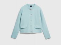 Кардиган из мягкой пряжи, Зеленый