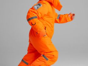 Комбинезон текстильный с полиуретановым покрытием для девочек