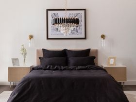 Постельное белье Black страйп-сатин I