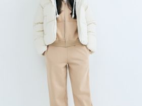 Утеплённая куртка для девочек, Бежевый