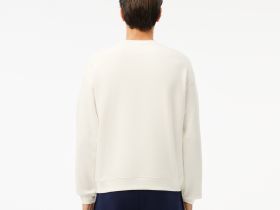 Мужской флисовый свитшот Lacoste свободного кроя